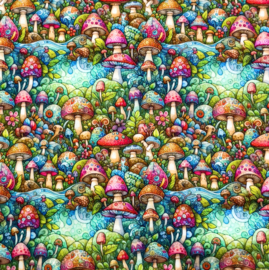 Tricot print With love design B
