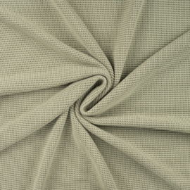 Gebreide katoen Fancy Khaki