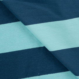 French Terry Engineered YD Stripe petrol