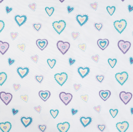 Qjutie tricot Hearts Offwhite