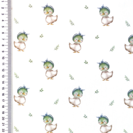 Poplin digitale print Dreamy Little Ones - Design C