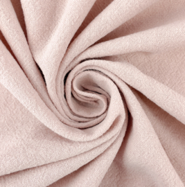 Sandwashed Crepe Uni 100% Cotton - dawn pink