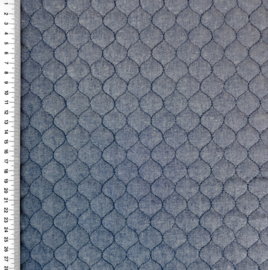 Gewatteerd jeans Pattern - Donker Jeans