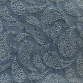 Jeans Jacquard met Paisley - Licht Jeans  BT