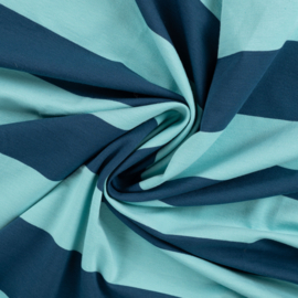 French Terry Engineered YD Stripe petrol