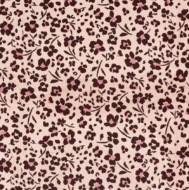 Nicky velours print abstract roze