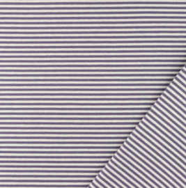 Snoozy fabrics tricot small stripes