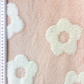 Teddy Retro Flower - Oud roze