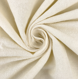 Sandwashed Crepe Uni 100% Cotton - ecru