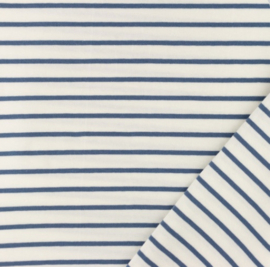 Snoozy fabrics tricot Breton stripes