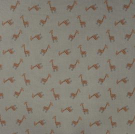 Qjutie tricot rib print Girafe