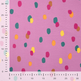 French Terry Brushed Print Confetti