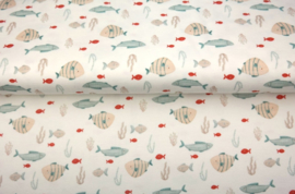 Tricot print Fish