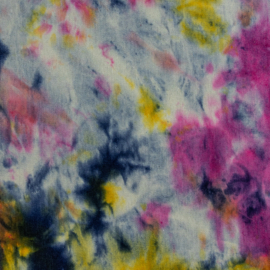 Tie dye heavy jeans - pink sunset