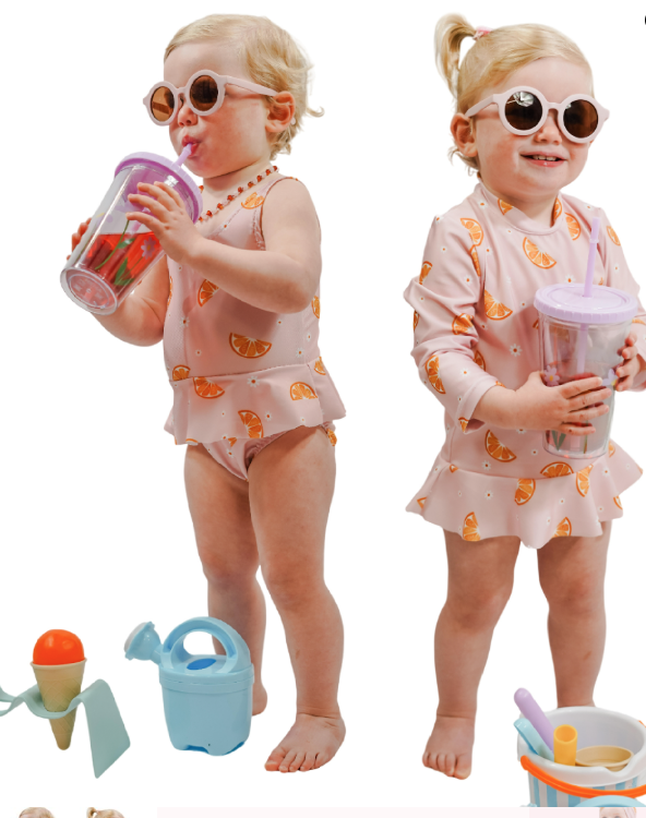 Bad- en strandkleding meisjes baby