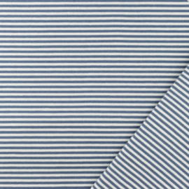 Snoozy fabrics tricot small stripes