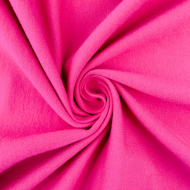French Terry Denim Look - Fuchsia  BT