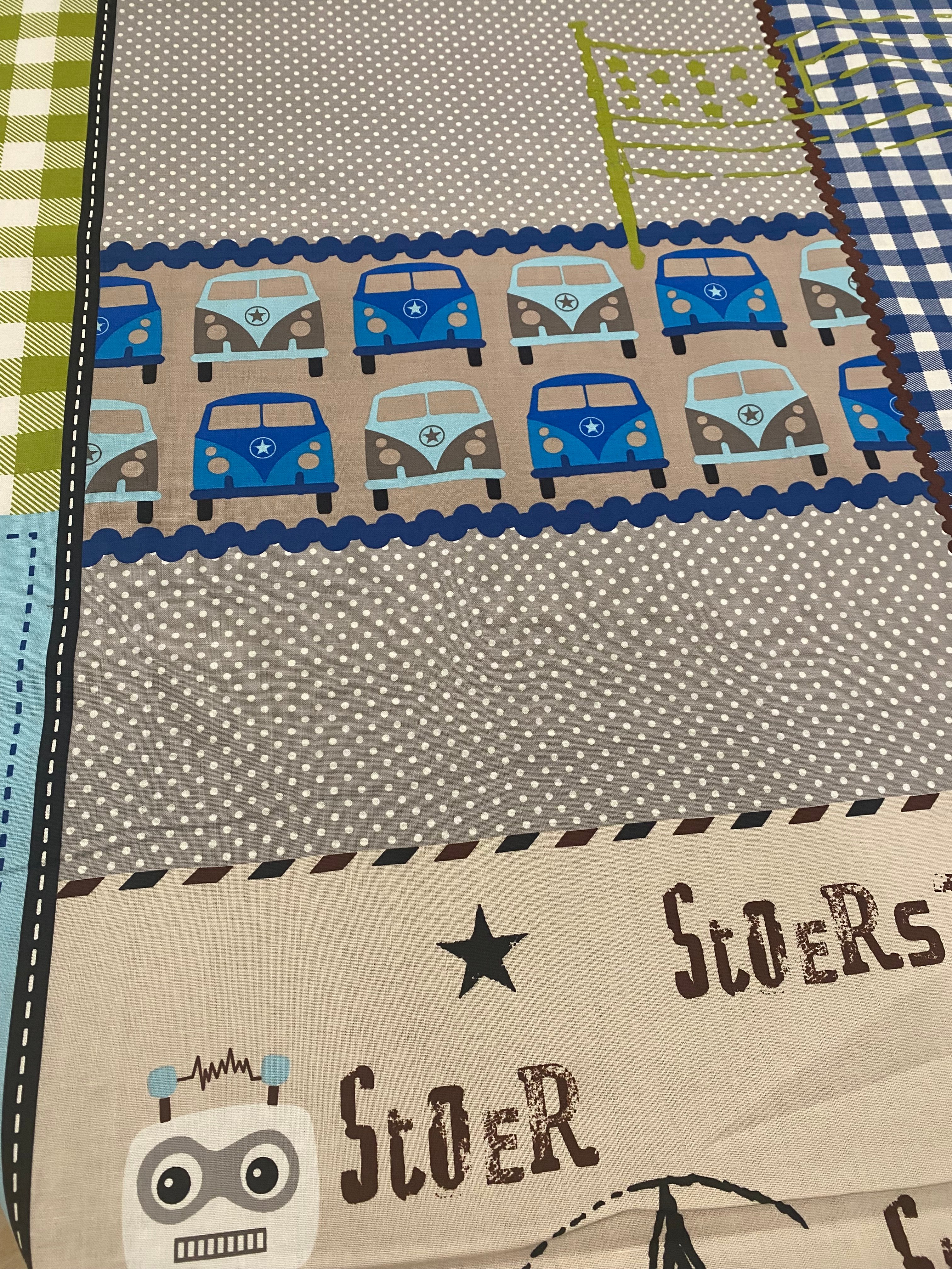 Hele rol voor 10 euro! Patchwork “Stoer”