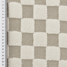 Teddy & Curly Squares ecru