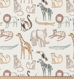 Katoen kassem ecru/linnen