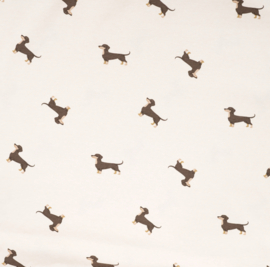 Qjutie Katoen tricot Teckel