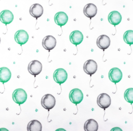 Snoozy fabrics tricot digitaal Ballonnen