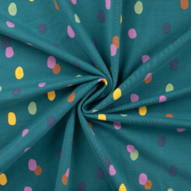 French Terry Brushed Print Confetti