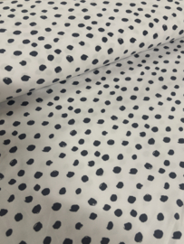 Tricot dots grijs
