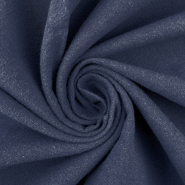 Sandwashed Crepe Uni 100% Cotton - marine