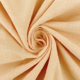 Sandwashed Crepe Uni 100% Cotton - zalm