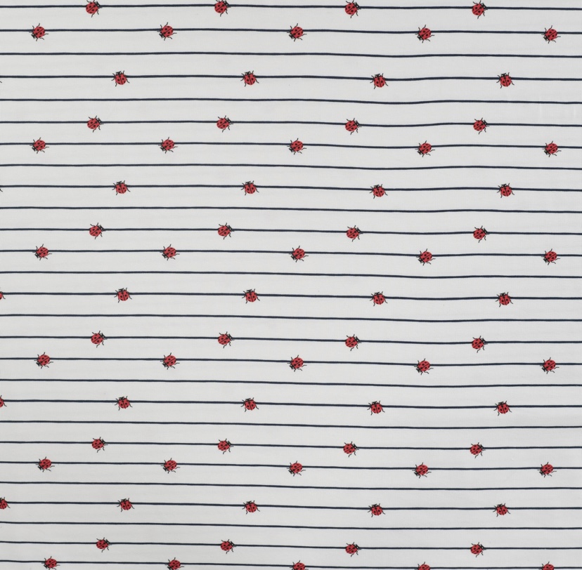 Qjutie tricot ladybug red
