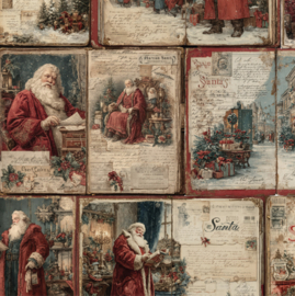 poplin Letter Santaclaus