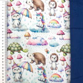 Softshell Printed Eenhoorn & vriendjes
