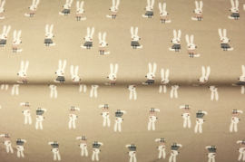 Poplin print Bunny buddies