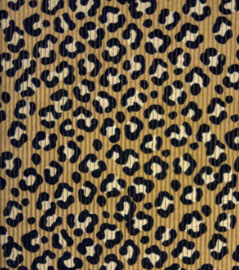 Baby rib cord LEOPARD