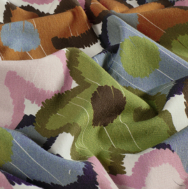 French Terry stof Bloemenparty