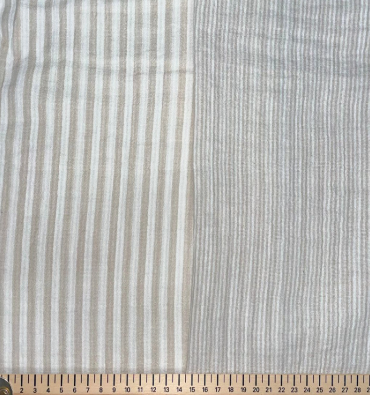 Hydrofiel tweelaags Stripes
