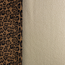 Panter suede met teddy / ecru BT