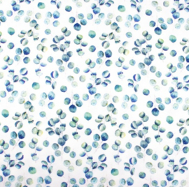 Snoozy fabrics tricot digitaal Eucalyptus