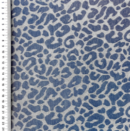 Jeans Jacquard Panther - Donker Jeans