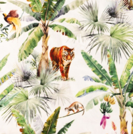 Snoozy fabrics Poplin digital Jungle design A