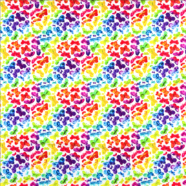 Tricot print Multi color vlinder