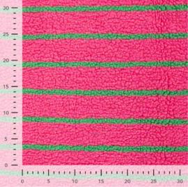 Teddy Jacquard stripes fuchsia
