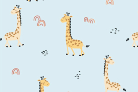 Poplin Giraffe in the wild