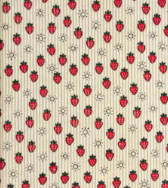 Baby rib cord little STRAWBERRIES