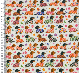 French Terry Digital Printed Beautiful Mixture - Design Q