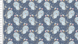 Tricot digital little ones Whales