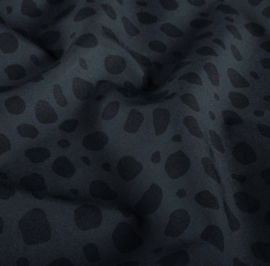 Softshell stof digitaal bedrukt Panter Grijs