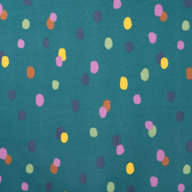 French Terry Brushed Print Confetti
