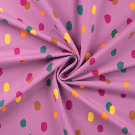 French Terry Brushed Print Confetti